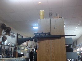 Savage 93R17 .17HMR Rifle w/ Simmons 4x32 Scope. One Mag.