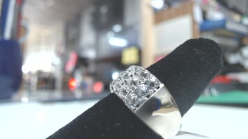 14K WG Crown of Light Diamond Ring,1.25 dttw, Size 61/2
