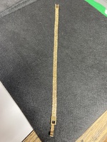 14k YG Gold Nugget Design Bracelet, 8 1/2