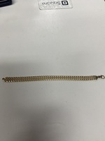 14K YG Bracelet, 7 1/2 inches in length 