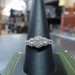 14K WG Diamond Ring Size 9
