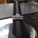 Vintage 14K WG Diamond Wedding Set, .65 DTTW, Size 7 1/2