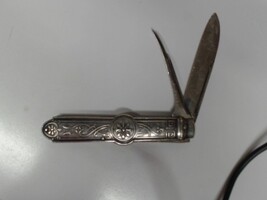 Antique Silver Fruit Knife 