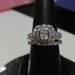 Neil Lane 14K WG Diamond Ring w/ Diamond Band, Size 6 1/2