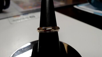 14K YG Band,  Size 6